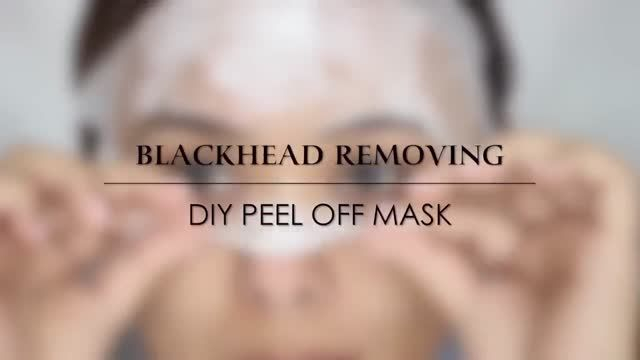 DIY Blackhead Peel Off Mask with an Egg  It Actually WORKS!