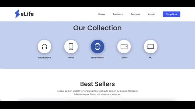 Build Complete E-Commerce Homepage With HTML, CSS & JS  Step-By-Step Tutorial