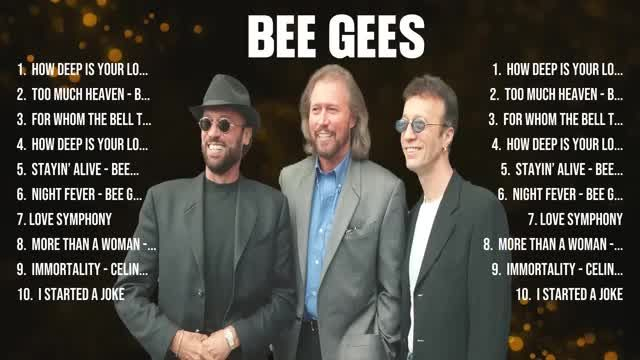 Bee Gees The Best Music Of All Time ▶️ Full Album ▶️ Top 10 Hits Collectio