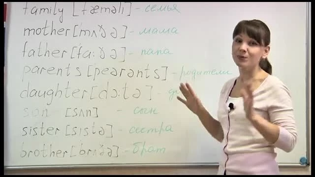 Английский на 5! Урок 6 Часть 1 Учимся говорить Моя семья Школа иностранных языков «ИтелЛингва�